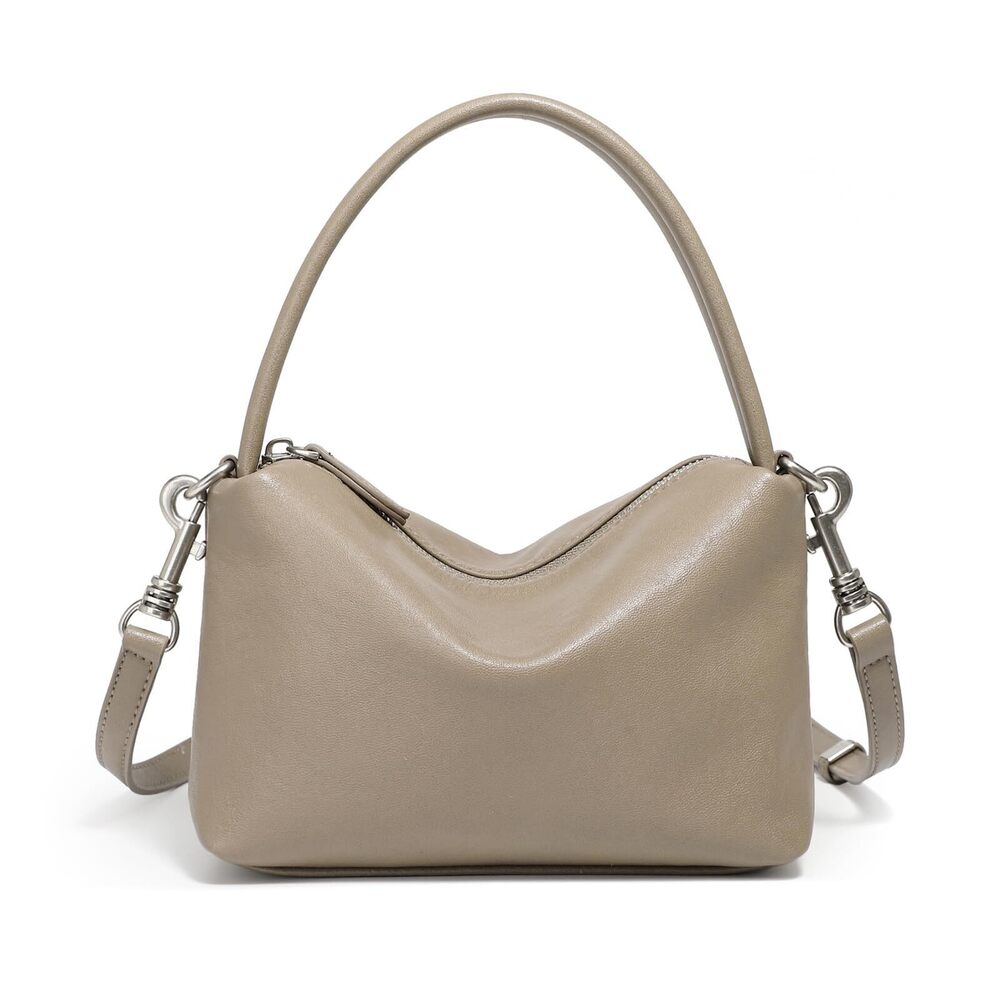 5576 Leather Shoulder Bag, Crossbody Bags , Top Handle Handbag, Small Hobo